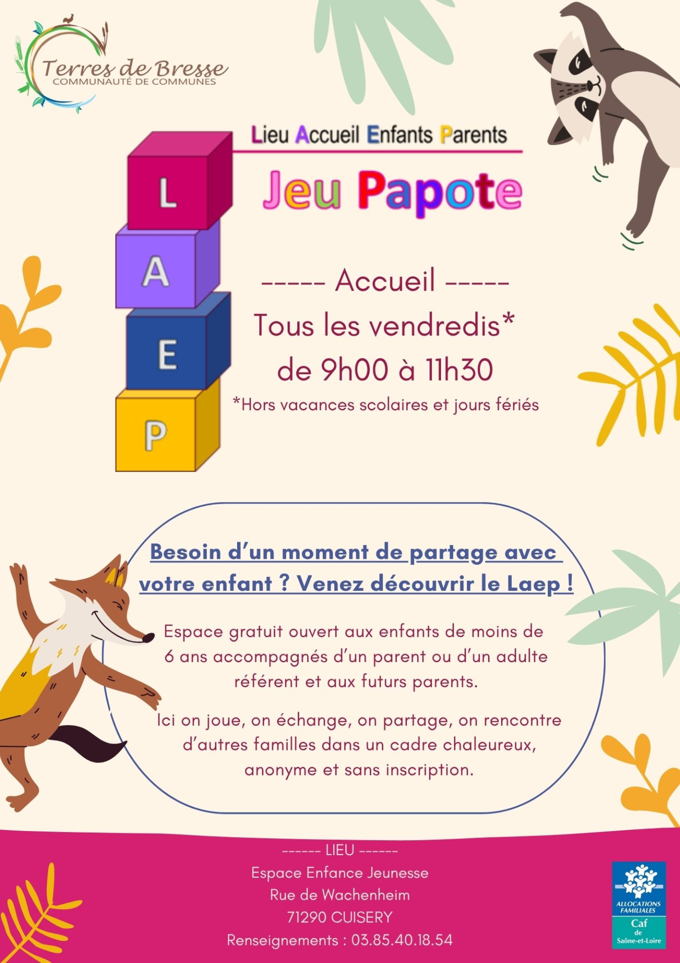 LAEP JEU PAPOTE