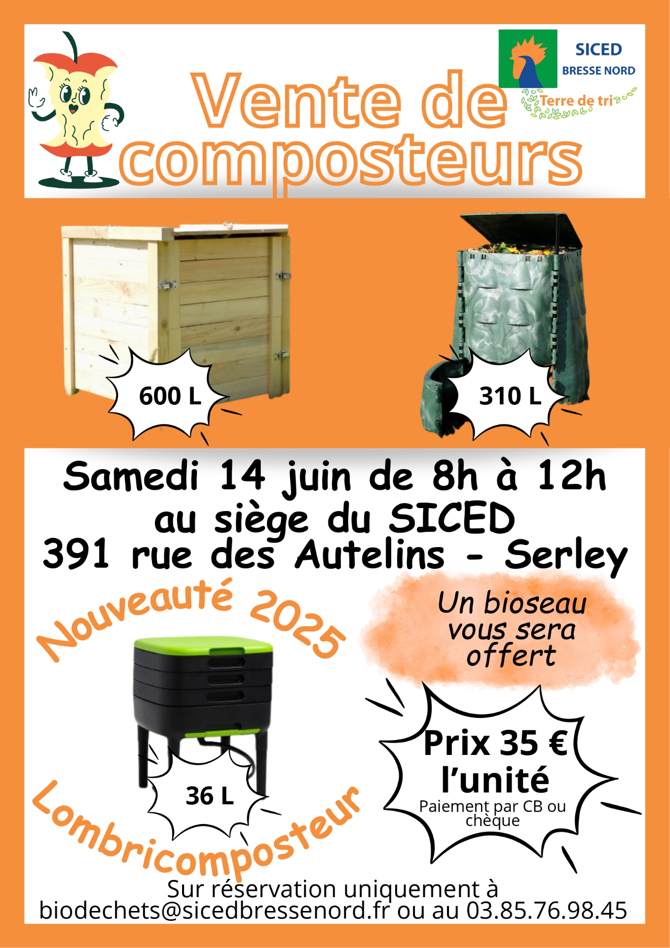 VENTE DE COMPOSTEURS